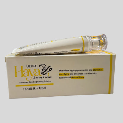 Haya Ultra Beauty Cream | Advanced Skin Brightening Solution for All Skin Types 30gm