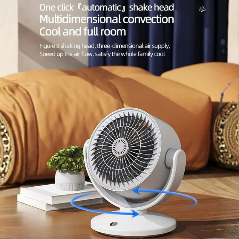 Rechargeable Mini Table Fan FT-905 | LED Display 3 Speed